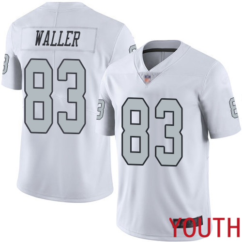 Oakland Raiders Limited White Youth Darren Waller Jersey NFL Football #83 Rush Vapor Untouchable Jersey